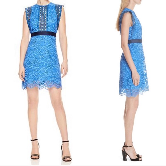 Sandro Handi Eyelet-Detail Lace Dress - Picture 2 of 4